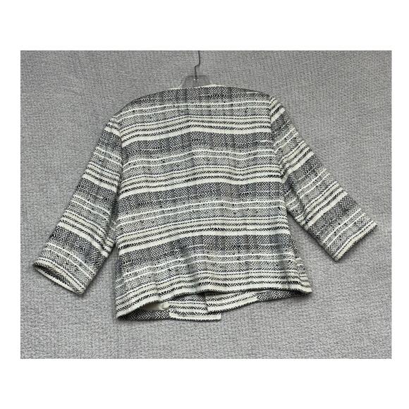 Doncaster Collection Women's Cream & Grey Blazer Size 14 #61579 - Picture 2 of 3